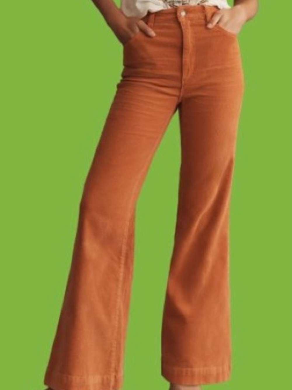 Rollas east coast flare corduroy pants size 27 - Picture 6 of 10